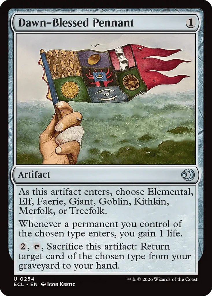 Dawn-Blessed Pennant · Lorwyn Eclipsed