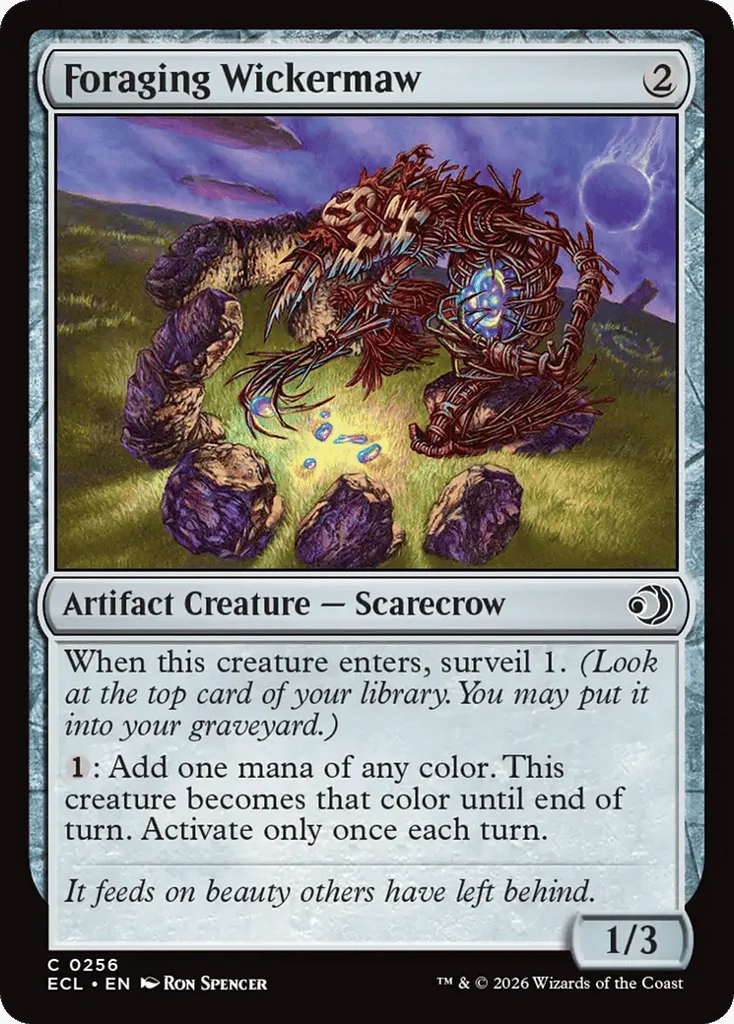 Foraging Wickermaw · Lorwyn Eclipsed