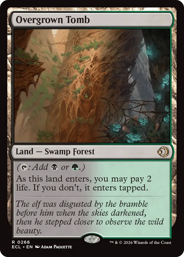 Overgrown Tomb · Lorwyn Eclipsed