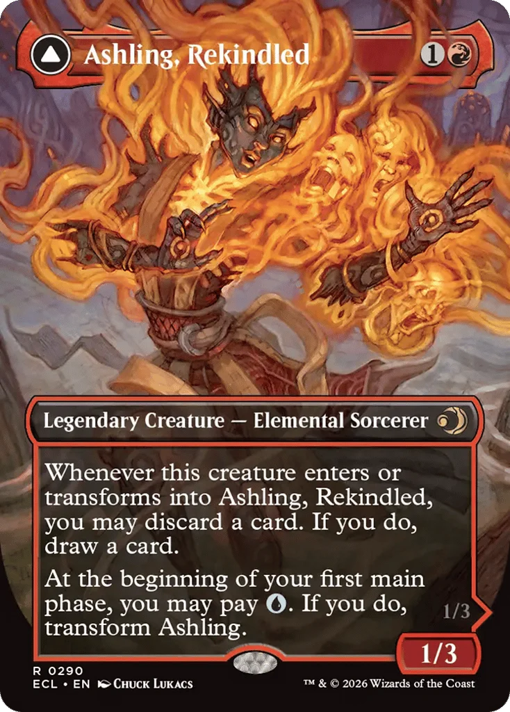 Ashling, Rekindled // Ashling, Rimebound · Lorwyn Eclipsed