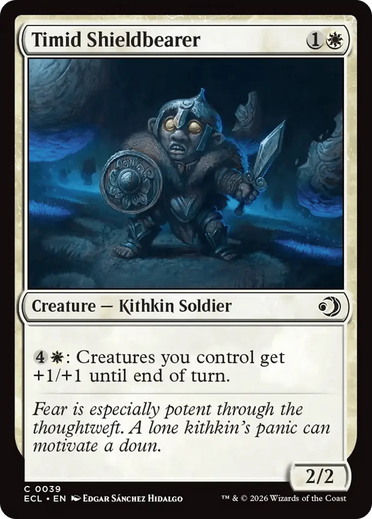 Timid Shieldbearer · Lorwyn Eclipsed