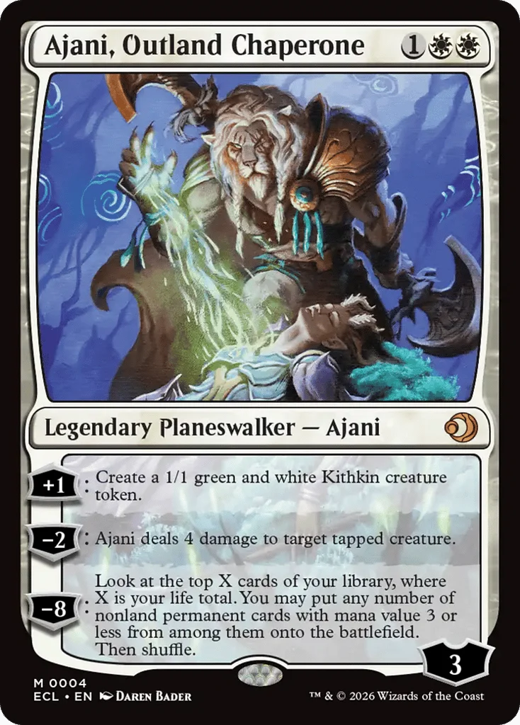 Ajani, Outland Chaperone · Lorwyn Eclipsed