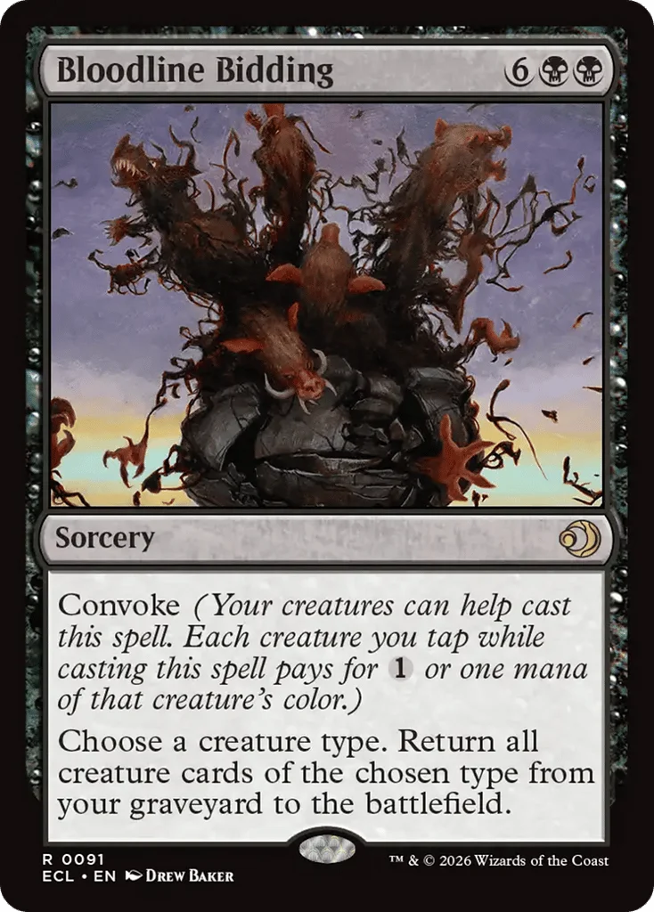 Bloodline Bidding · Lorwyn Eclipsed