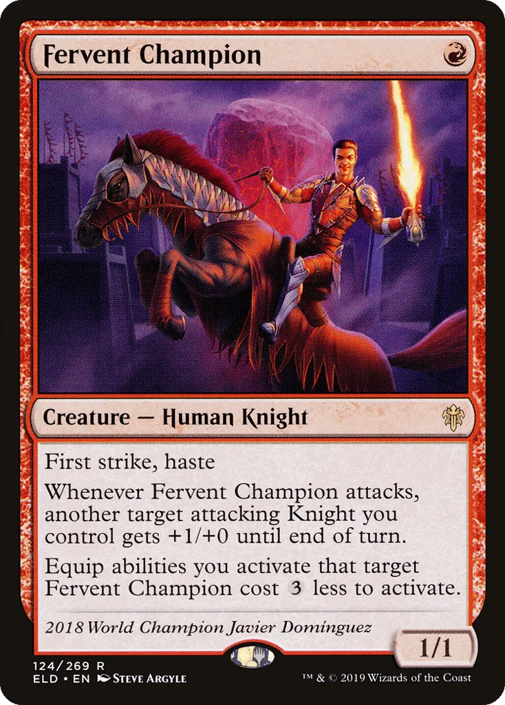 Fervent Champion · Throne of Eldraine