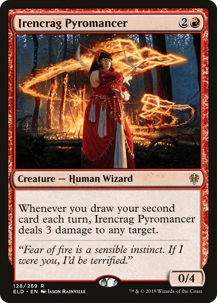 Irencrag Pyromancer · Throne of Eldraine