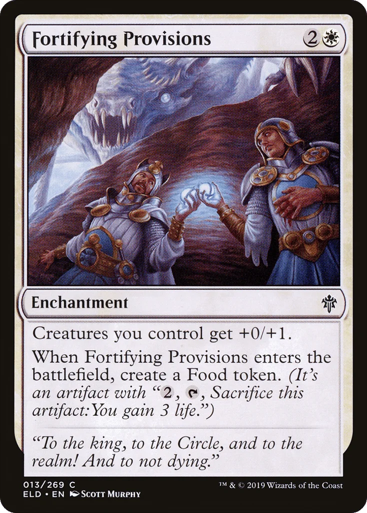 Fortifying Provisions · Throne of Eldraine