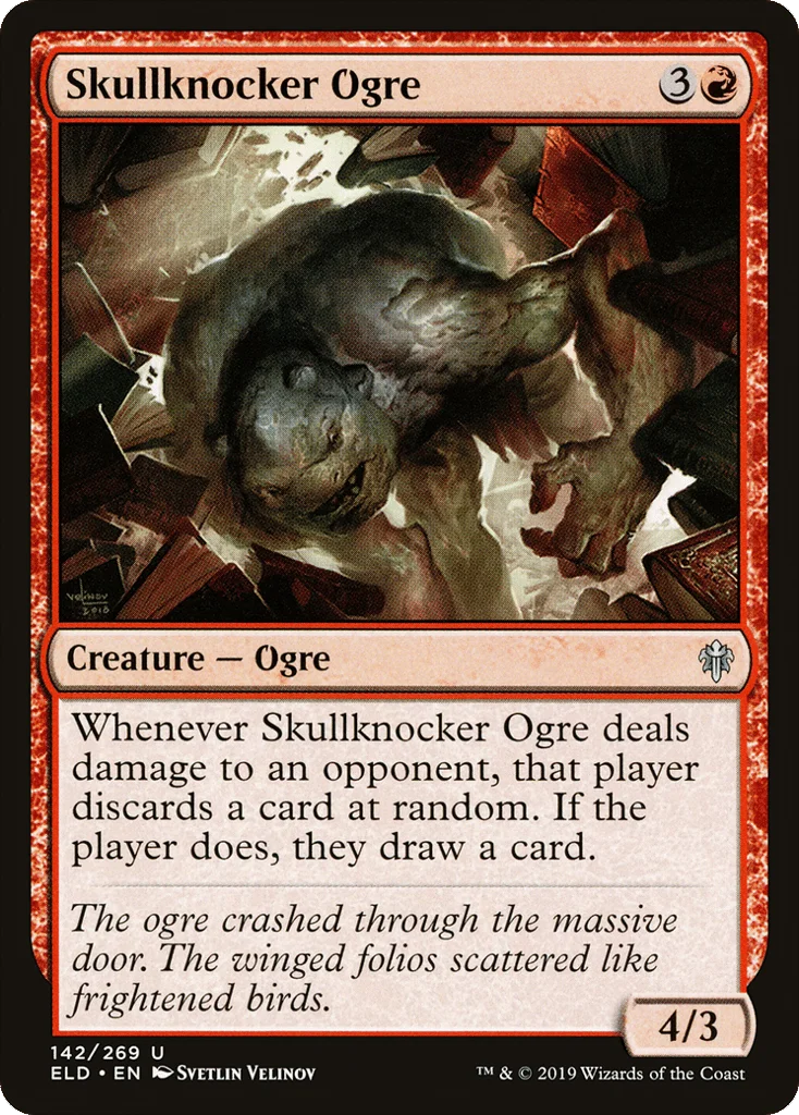 Skullknocker Ogre · Throne of Eldraine