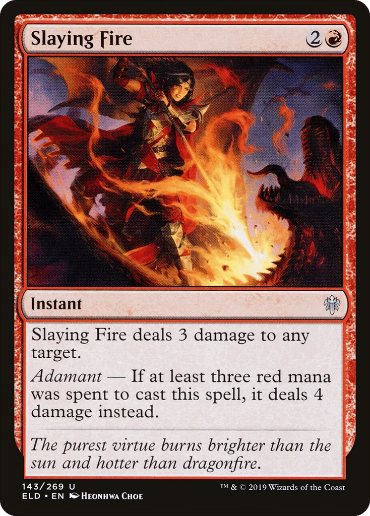 Slaying Fire · Throne of Eldraine