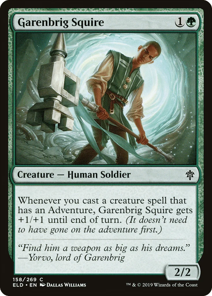 Garenbrig Squire · Throne of Eldraine