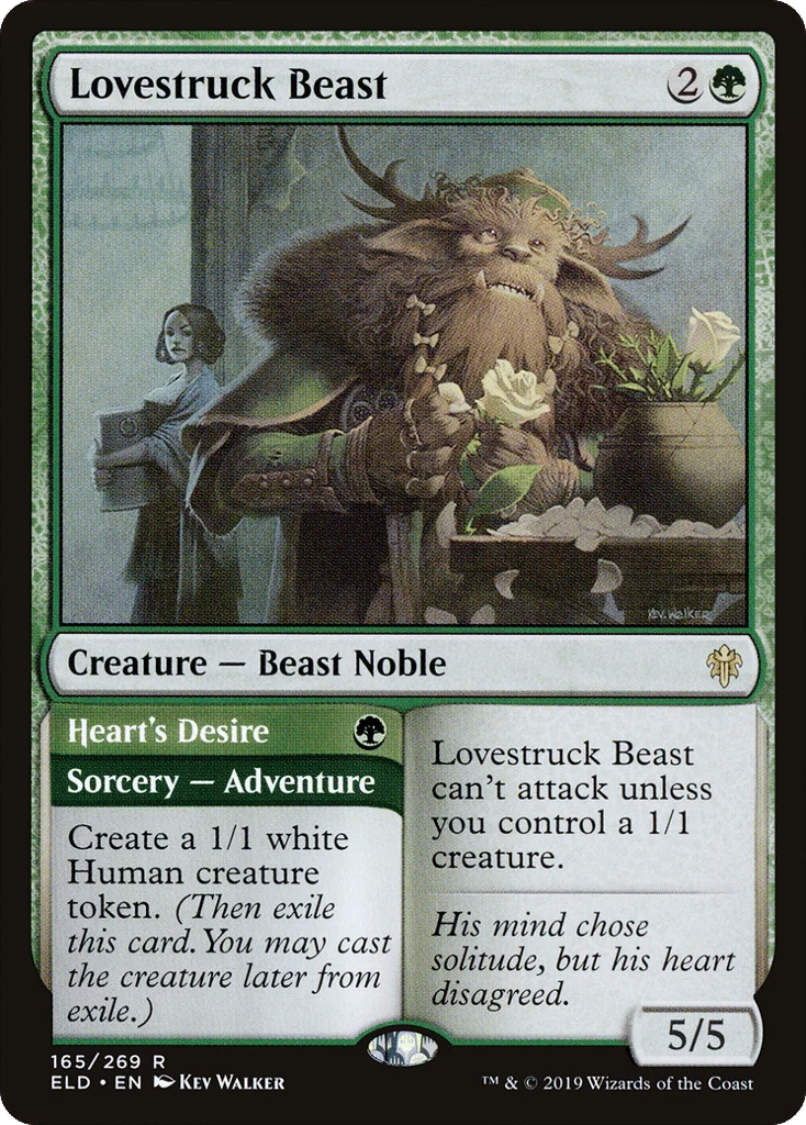 Lovestruck Beast // Heart's Desire · Throne of Eldraine