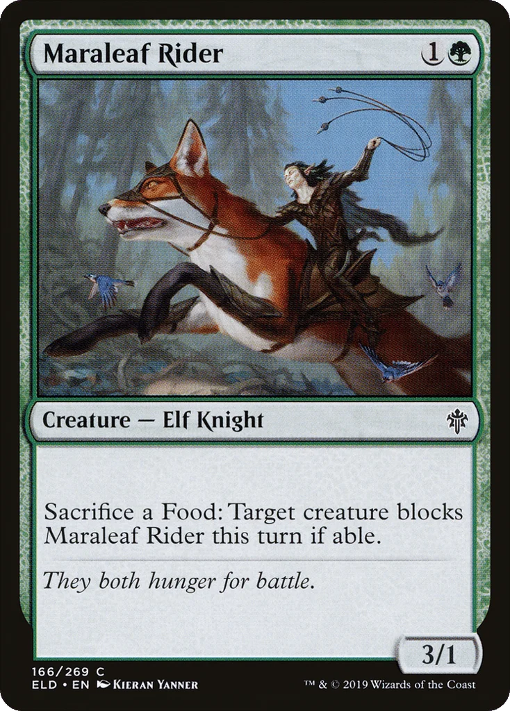 Maraleaf Rider · Throne of Eldraine