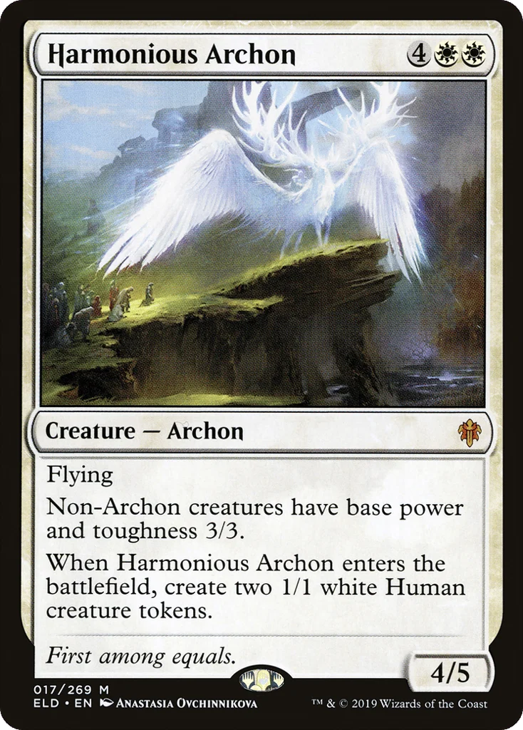 Harmonious Archon · Throne of Eldraine