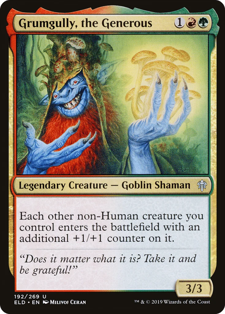 Grumgully, the Generous · Throne of Eldraine