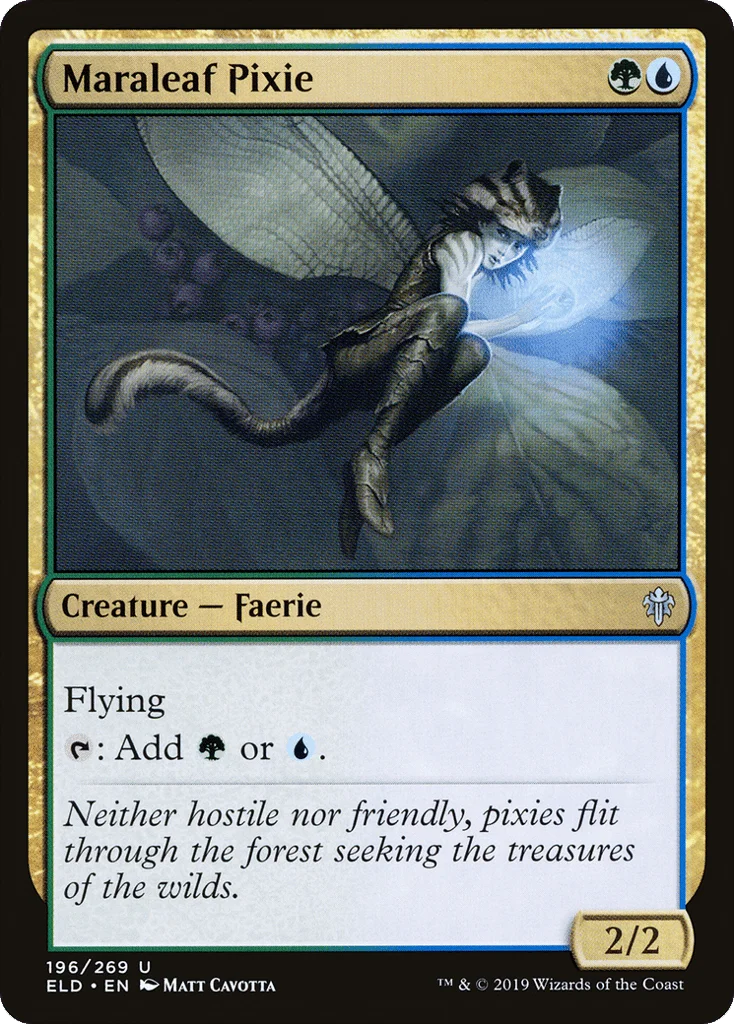 Maraleaf Pixie · Throne of Eldraine