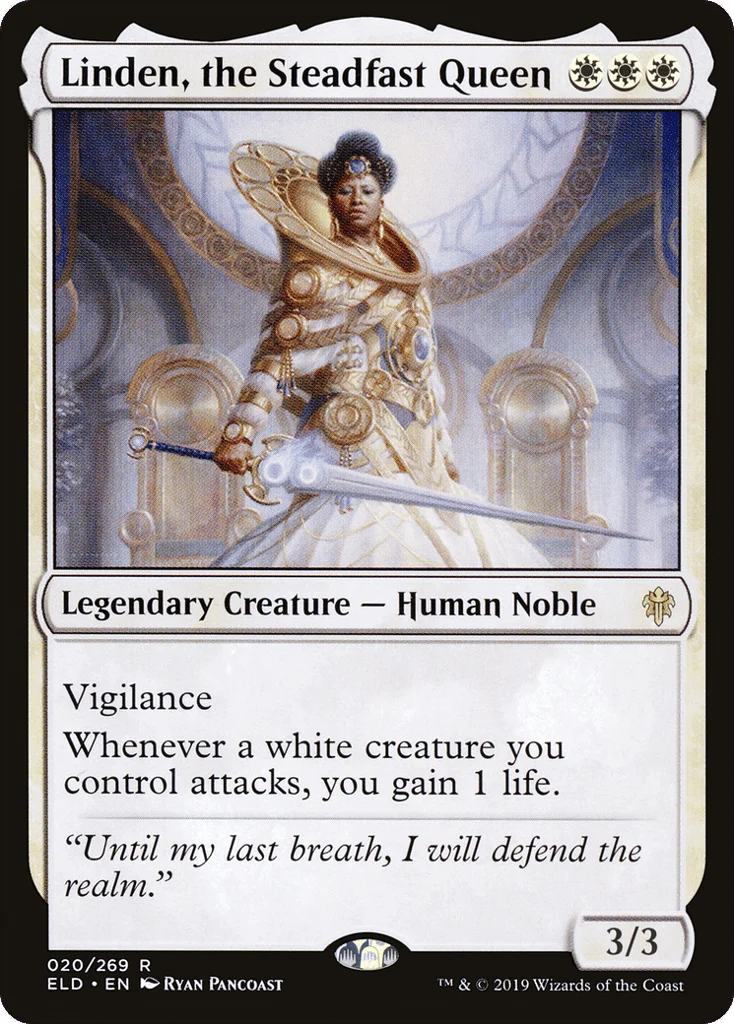 Linden, the Steadfast Queen · Throne of Eldraine