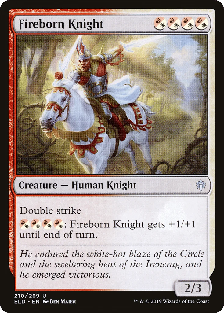 Fireborn Knight · Throne of Eldraine