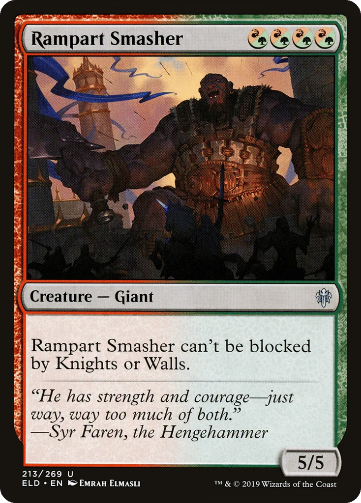 Rampart Smasher · Throne of Eldraine
