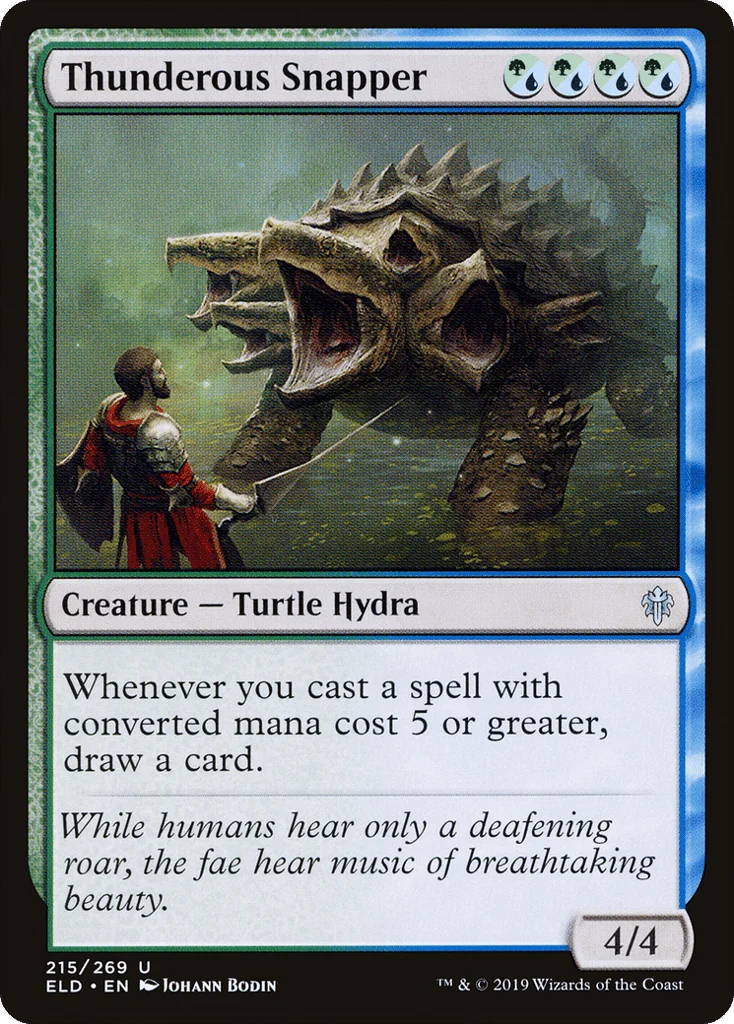 Thunderous Snapper · Throne of Eldraine