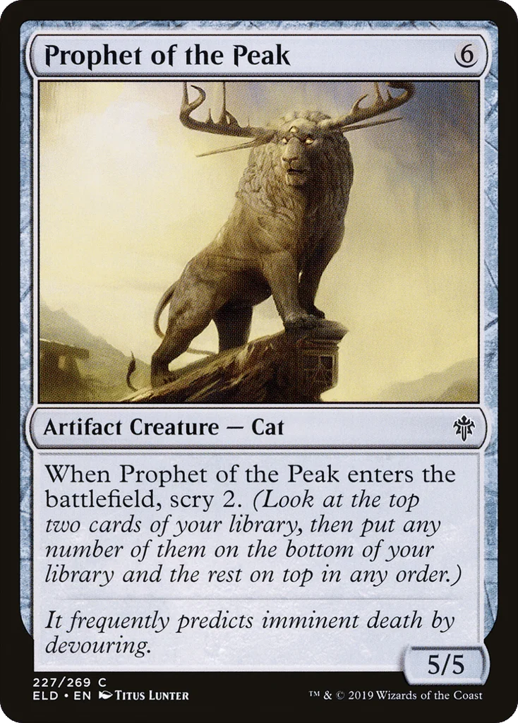 Prophet of the Peak · Throne of Eldraine