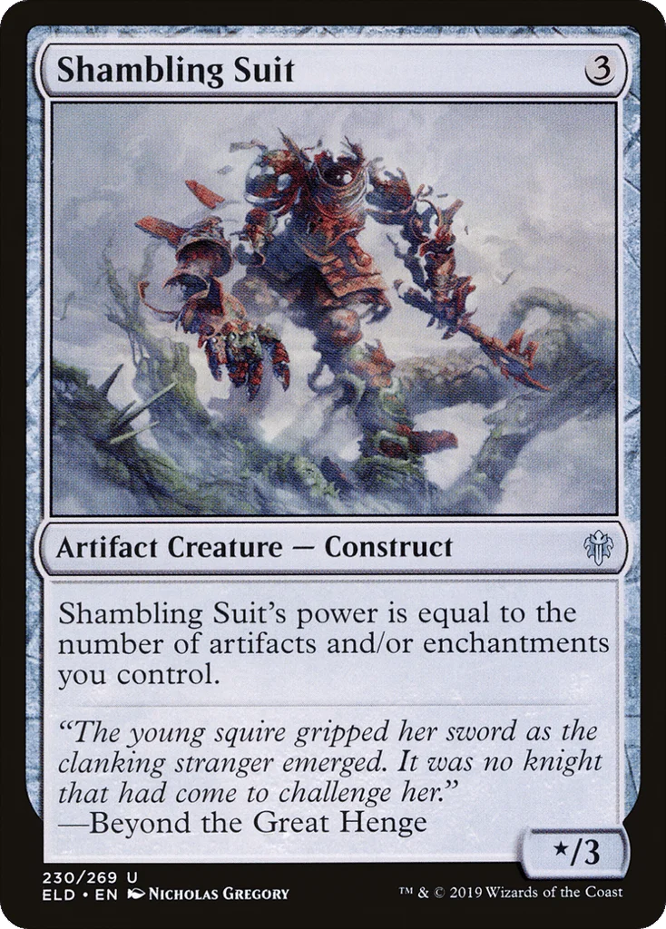 Shambling Suit · Throne of Eldraine
