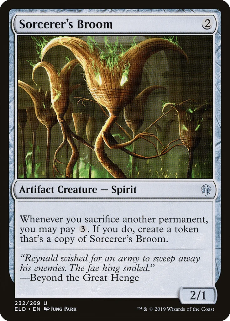 Sorcerer's Broom · Throne of Eldraine
