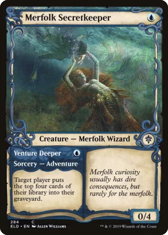 Merfolk Secretkeeper // Venture Deeper