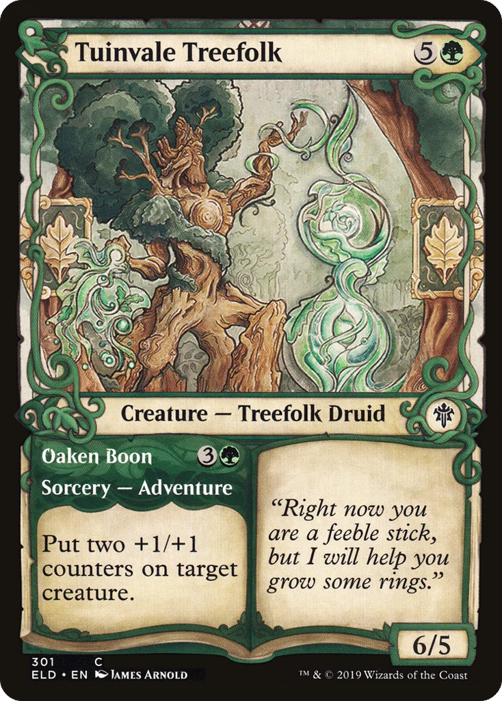 Tuinvale Treefolk // Oaken Boon · Throne of Eldraine