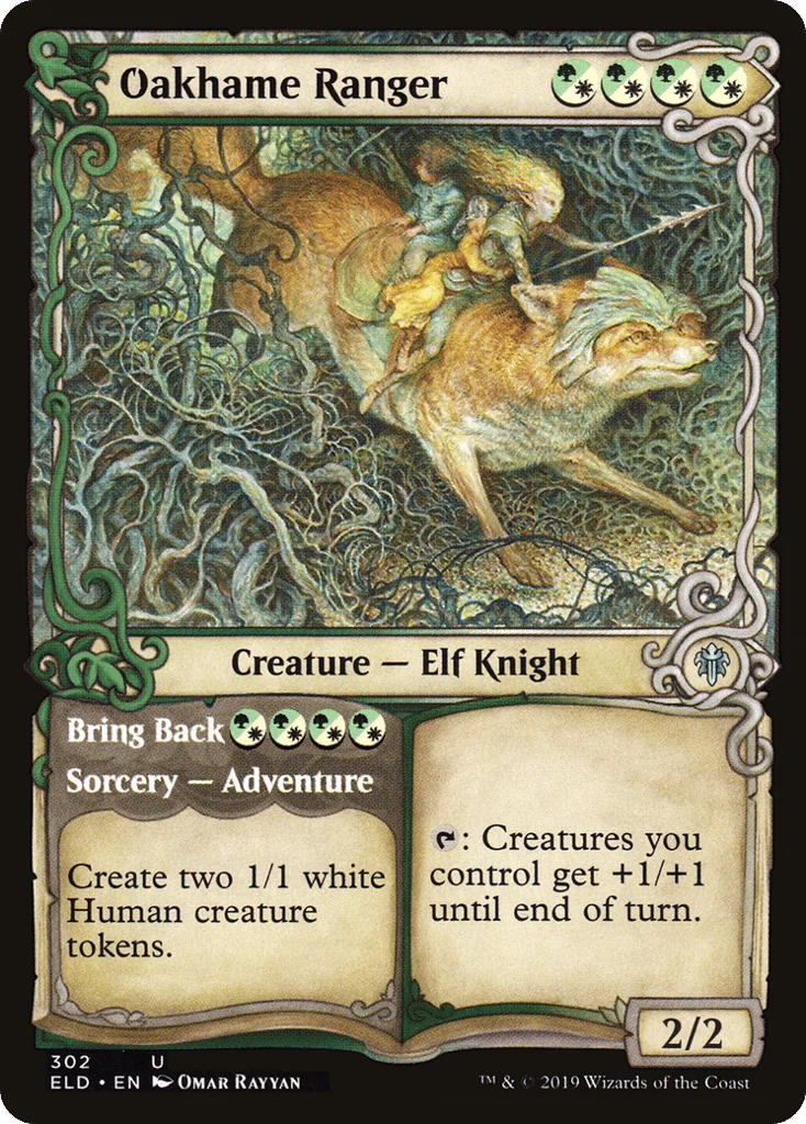Oakhame Ranger // Bring Back · Throne of Eldraine