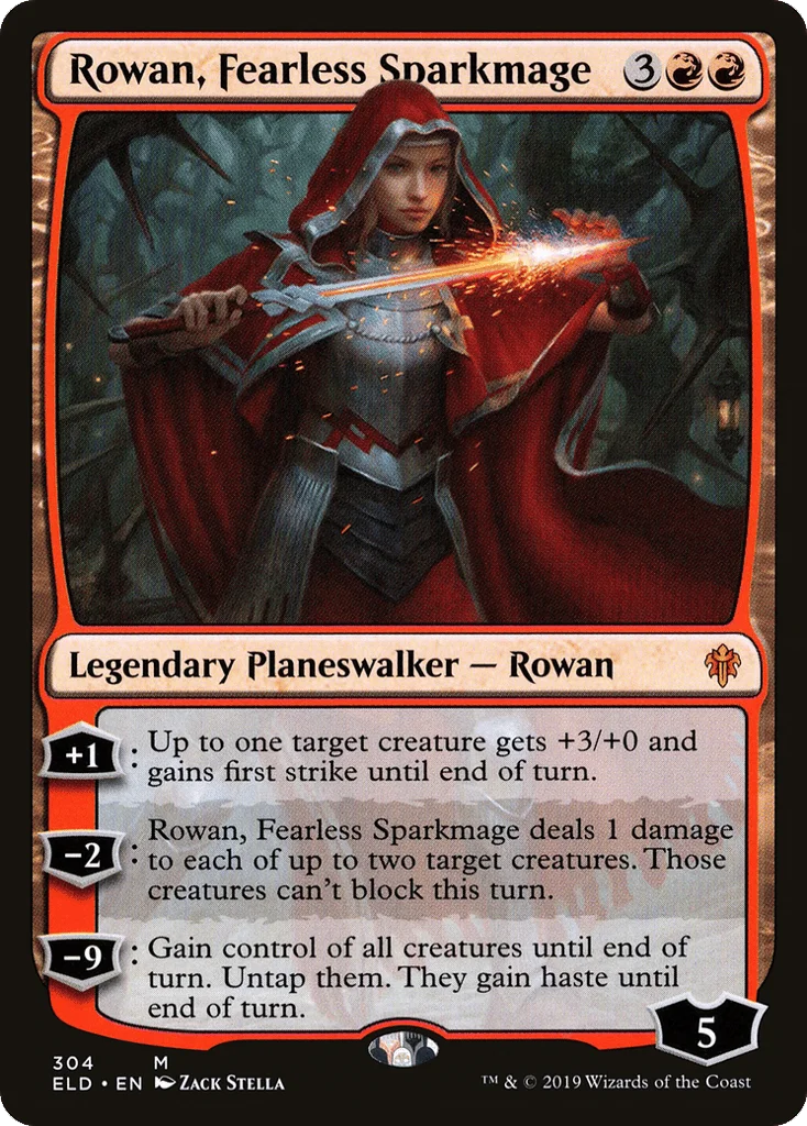 Rowan, Fearless Sparkmage · Throne of Eldraine