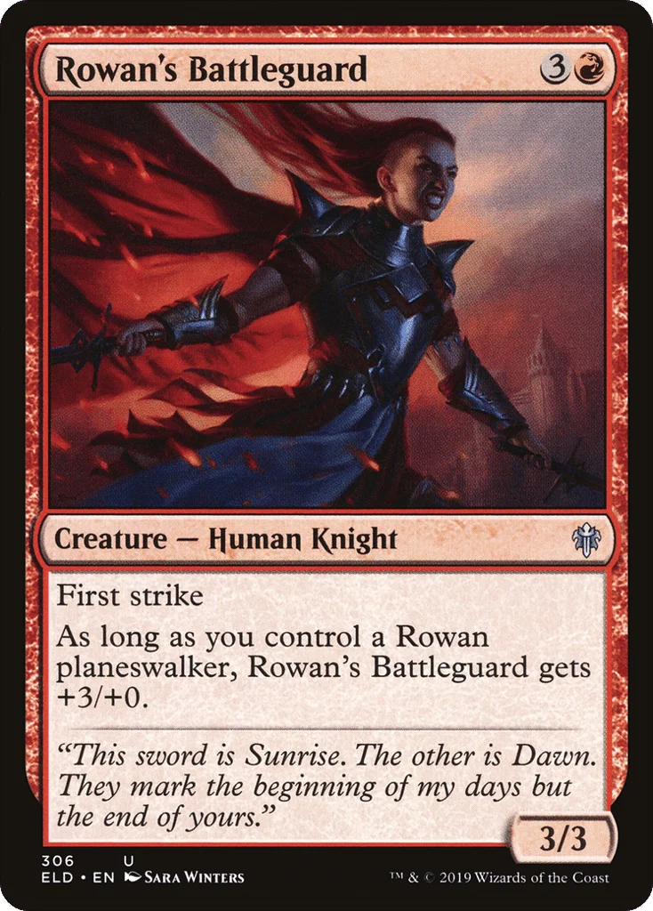 Rowan's Battleguard · Throne of Eldraine