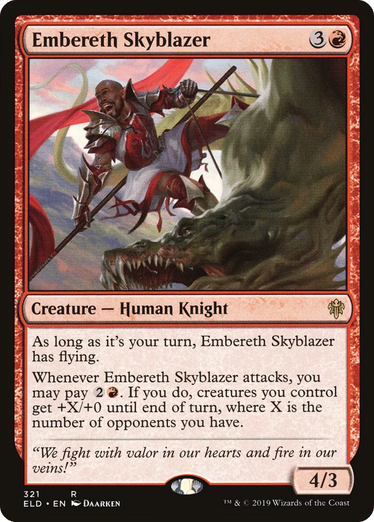 Embereth Skyblazer · Throne of Eldraine