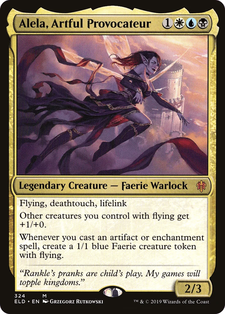 Alela, Artful Provocateur · Throne of Eldraine