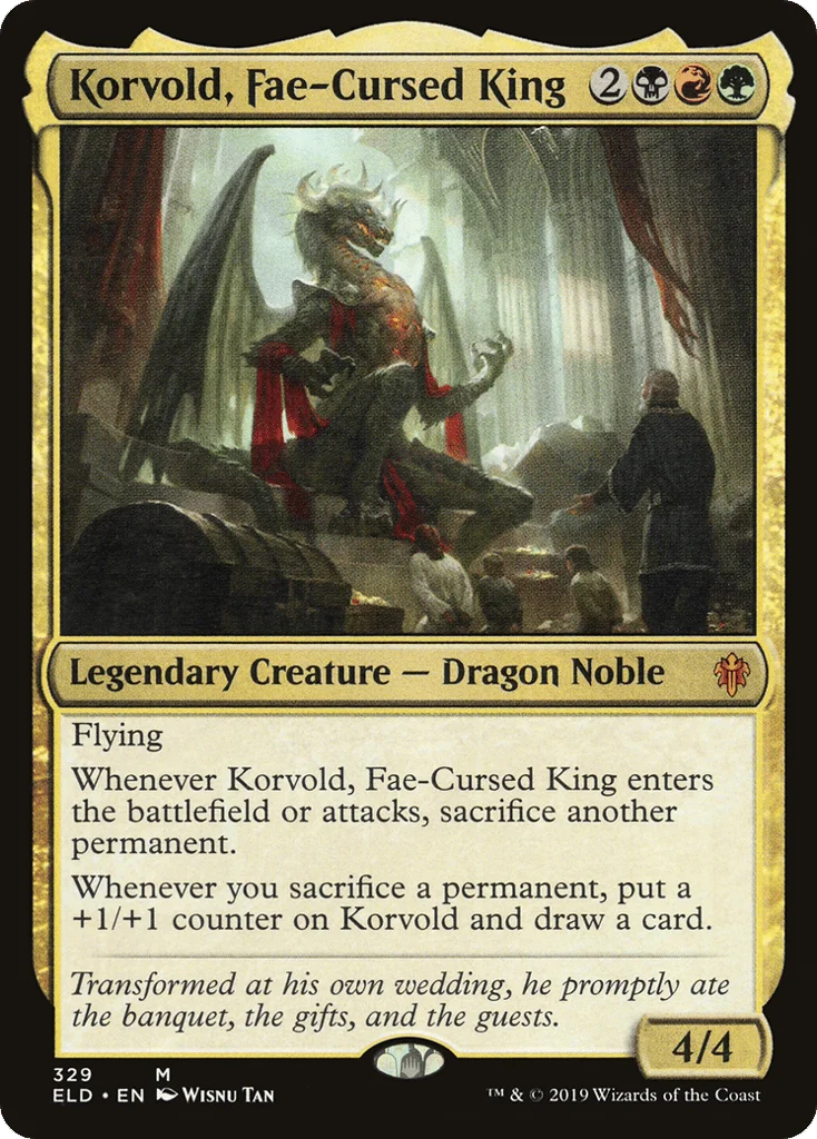 Korvold, Fae-Cursed King · Throne of Eldraine