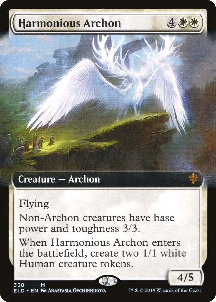 Harmonious Archon · Throne of Eldraine