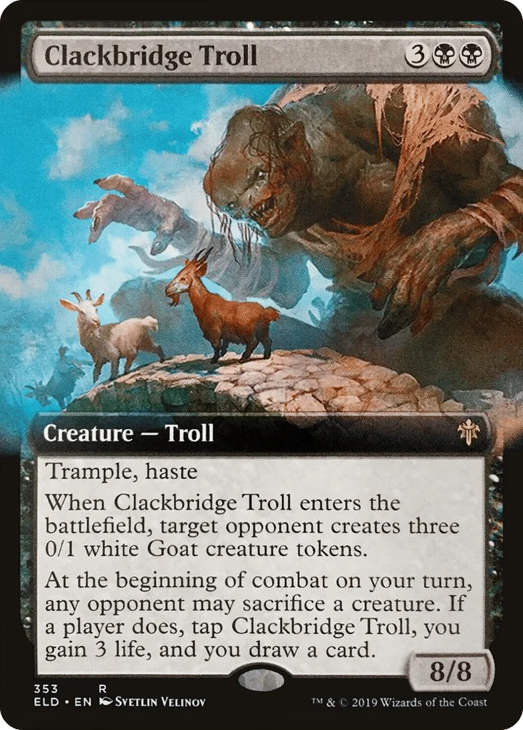 Clackbridge Troll · Throne of Eldraine