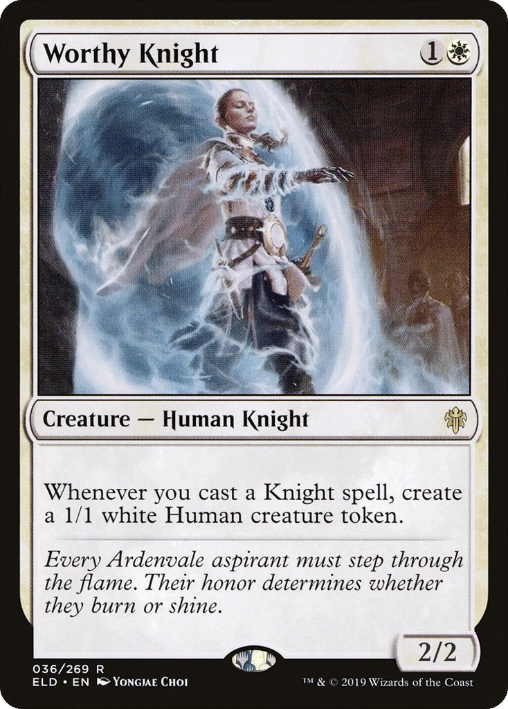 Worthy Knight · Throne of Eldraine
