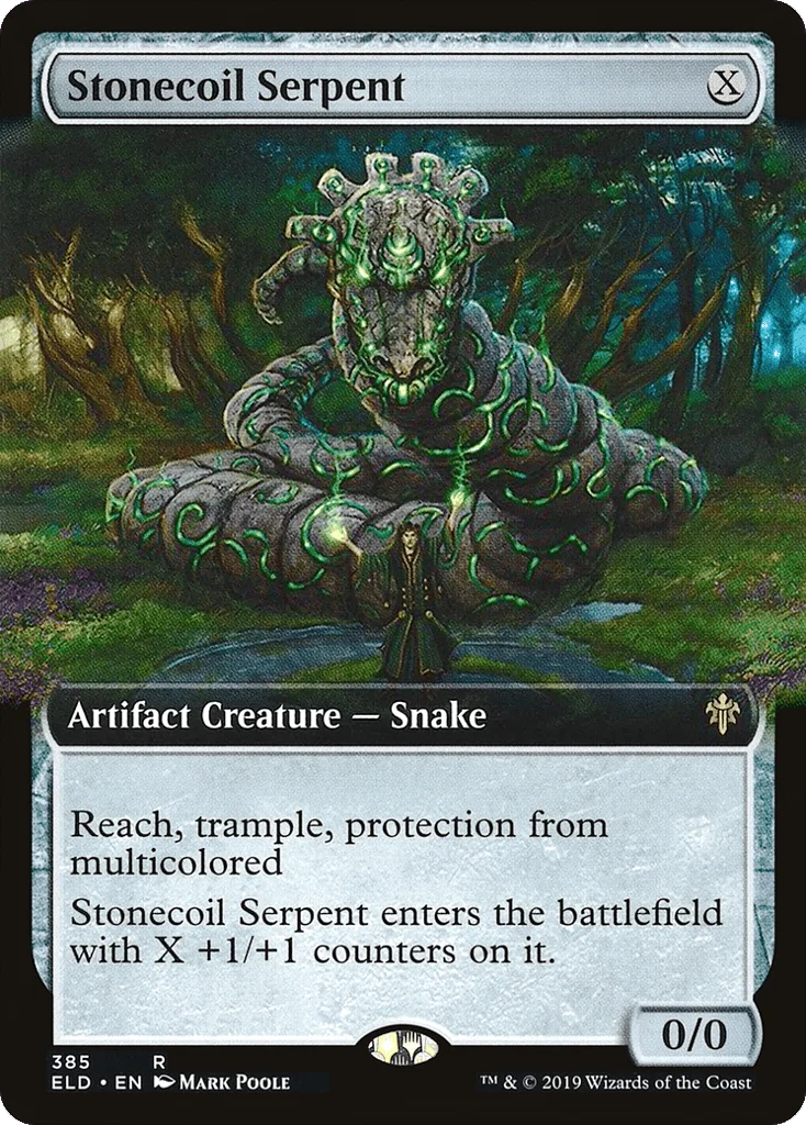 Stonecoil Serpent · Throne of Eldraine