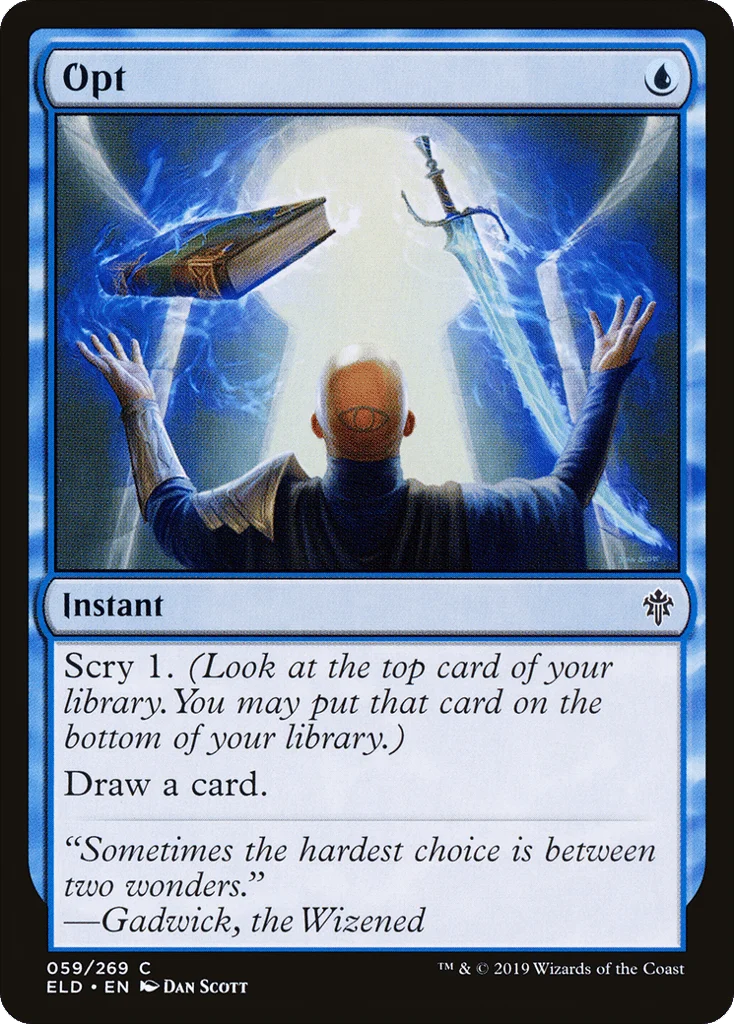 Opt · Throne of Eldraine