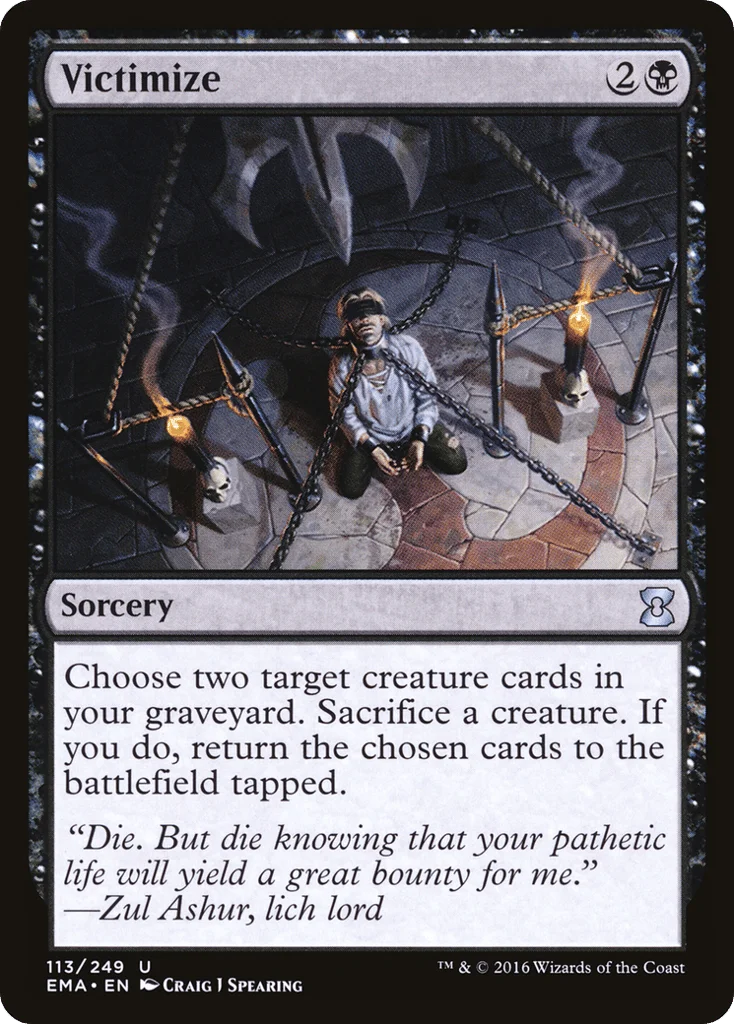 Victimize · Eternal Masters