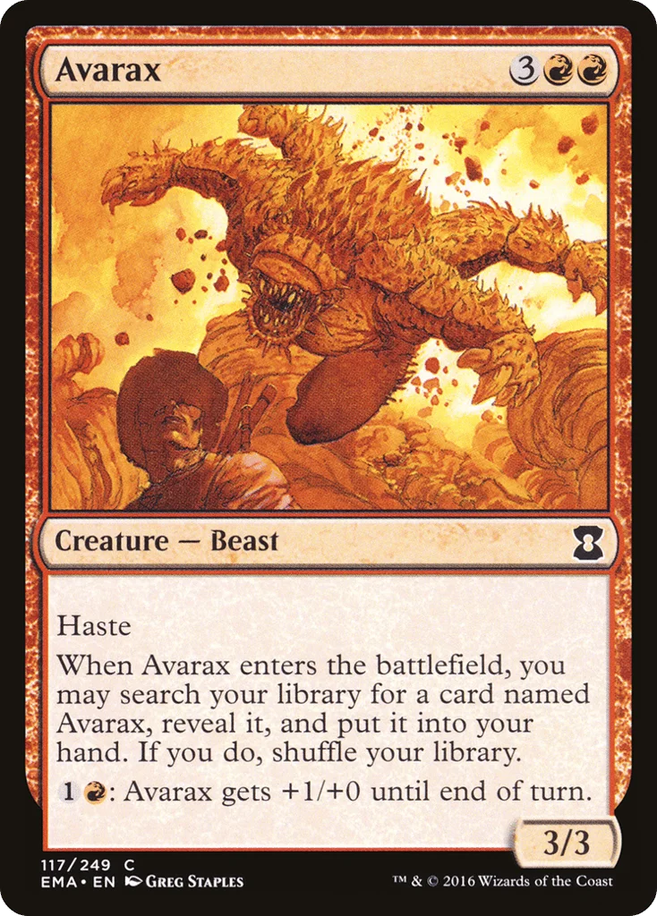 Avarax · Eternal Masters