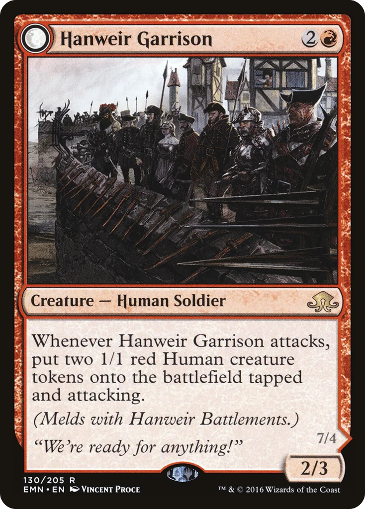 Hanweir Garrison // Hanweir, the Writhing Township · Eldritch Moon