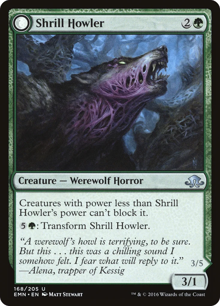 Shrill Howler // Howling Chorus · Eldritch Moon