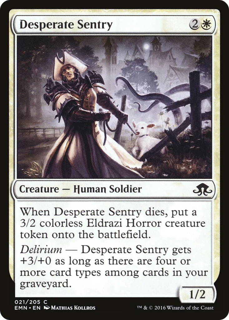 Desperate Sentry · Eldritch Moon
