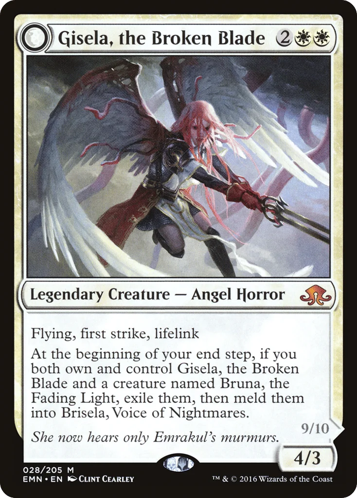 Gisela, the Broken Blade // Brisela, Voice of Nightmares · Eldritch Moon