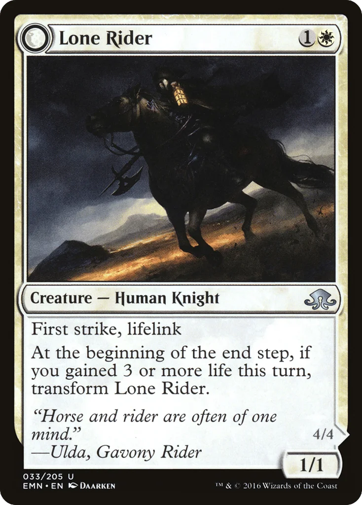 Lone Rider // It That Rides as One · Eldritch Moon