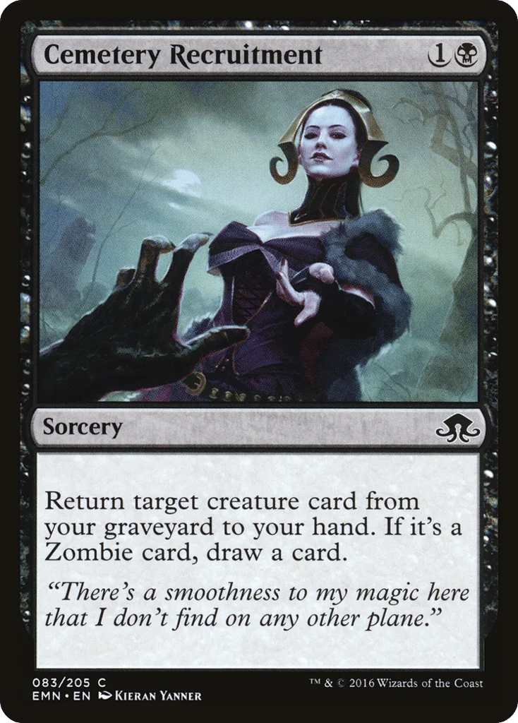 Cemetery Recruitment · Eldritch Moon