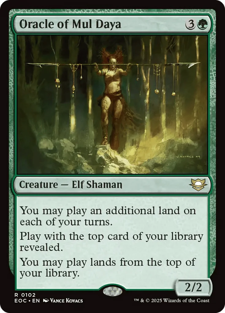 Oracle of Mul Daya · Edge of Eternities Commander