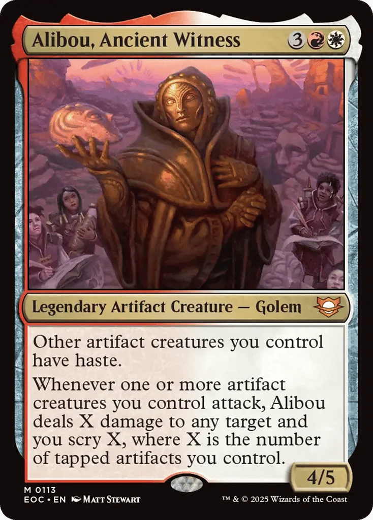 Alibou, Ancient Witness · Edge of Eternities Commander