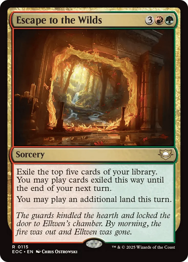 Escape to the Wilds · Edge of Eternities Commander