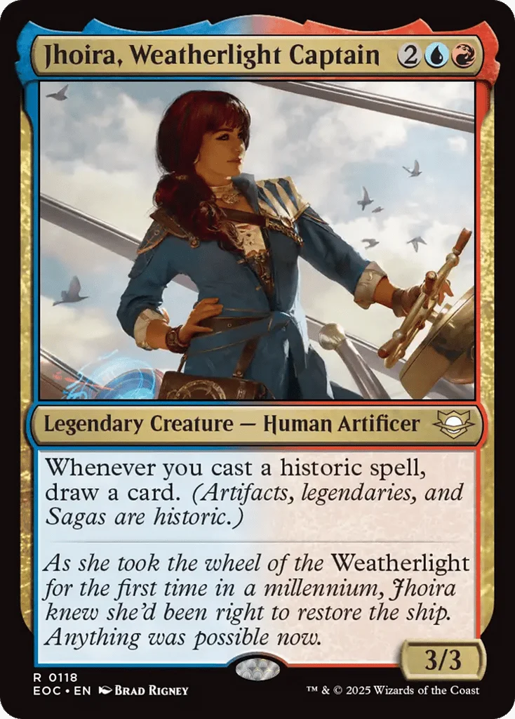 Jhoira, Weatherlight Captain · Edge of Eternities Commander